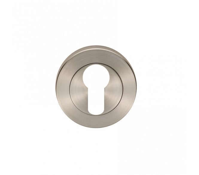 Steelworx SWL102 Euro Profile Escutcheon - Satin Stainless Steel