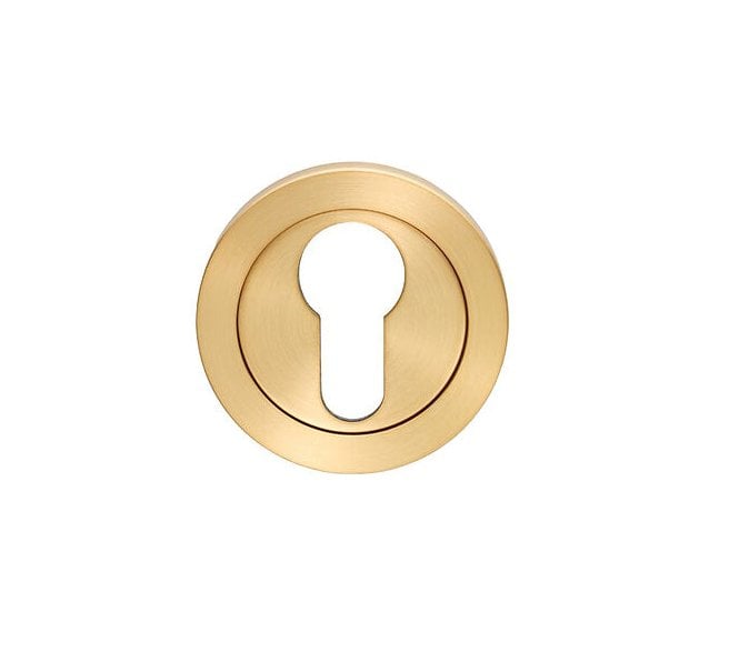 Steelworx SWL102 Stainless Steel Euro Profile Escutcheon - Satin PVD