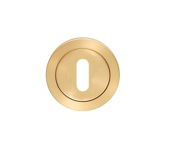 Steelworx SWL103 Keyhole Profile Escutcheon - Satin PVD