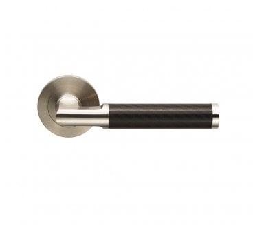 Steelworx SWL1118 Carbon Fibre Stainless Steel Handles on Rose - Satin Stainless Steel