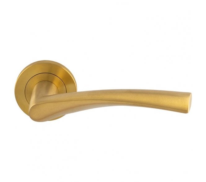 Steelworx SWL1121 Breeze Stainless Steel Handles on Rose - Satin PVD