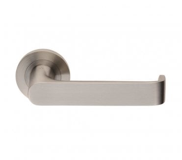Steelworx SWL1133 Zurigo Stainless Steel Handles on Rose - Satin Stainless Steel