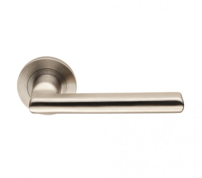 Steelworx SWL1134 Carlton Stainless Steel Handles on Rose - Satin Stainless Steel