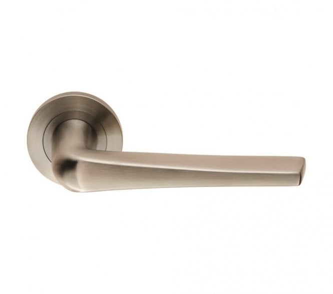 Steelworx SWL1160 Plaza Stainless Steel Handles on Rose - Satin Stainless Steel
