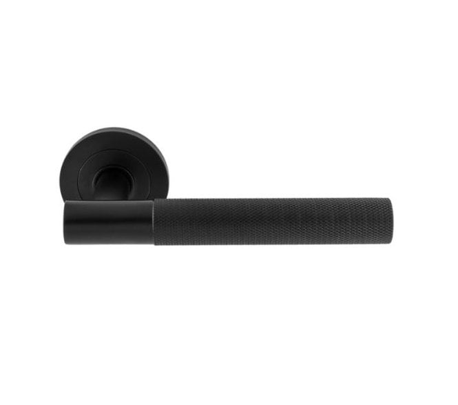 Steelworx SWL1171MB Galaxy Knurled Handles on Rose - Matt Black