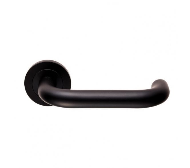 Steelworx SWL1190 Nera Stainless Steel Handles on Rose - Matt Black