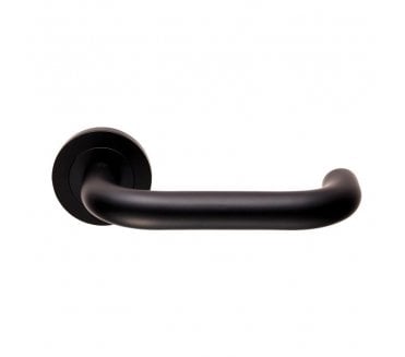 Steelworx SWL1190 Nera Stainless Steel Handles on Rose - Matt Black