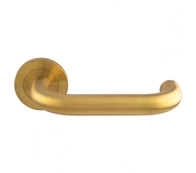 Steelworx SWL1190 Nera Stainless Steel Handles on Rose - Satin PVD