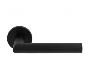 Steelworx SWL1192 Treviri Stainless Steel Handles on Rose - Matt Black