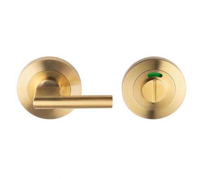 Steelworx SWT1025 Less Able Bathroom Turn & Release Set W/Indicator - Satin PVD