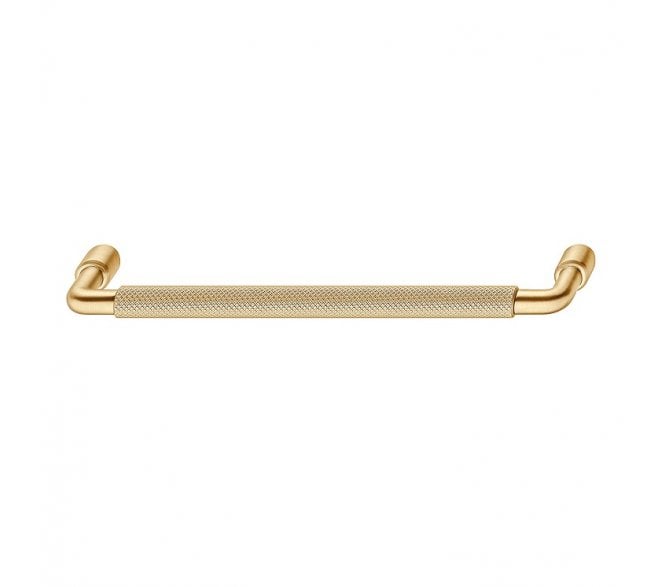 Tocco Knurled Cabinet Handle 160mm - Brushed Gold