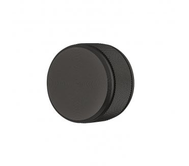 Tocco Knurled Cabinet Knob 50mm - Matt Black