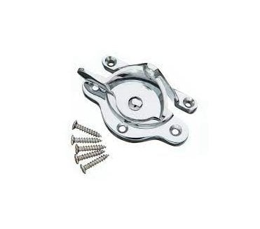 Ultra-Slim Fitch Pattern Sash Fastener - Satin Chrome