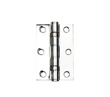 Union XL862 76x51mm Ball Bearing Butt Hinges (Pair) - Polished Chrome
