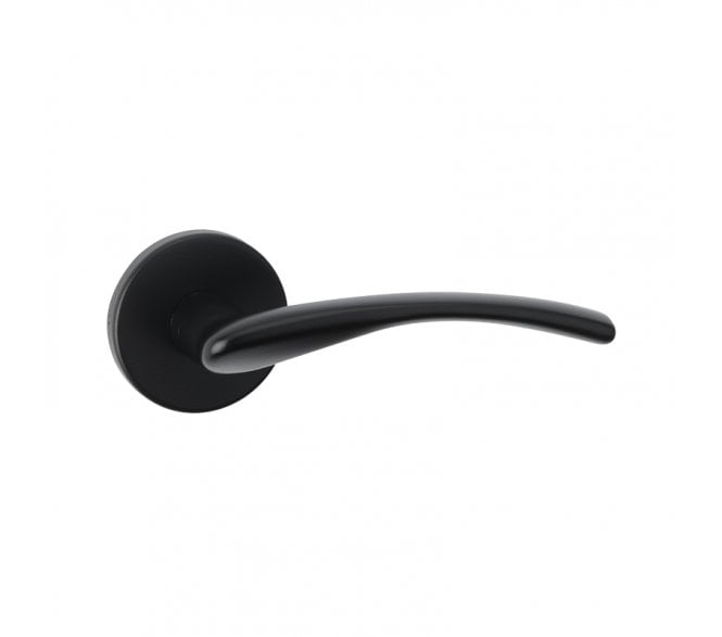 Urfic Easy Click Delta Lever On Round Rose - Matt Black