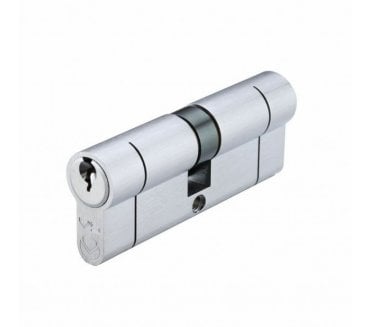 Vier 5-Pin Euro Profile Double Cylinder - Polished Chrome