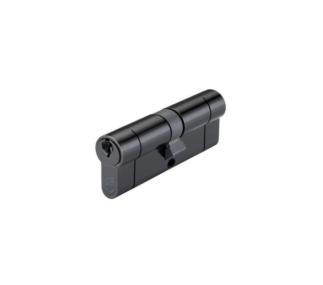 Vier 5-Pin Euro Profile Double Cylinders - Black