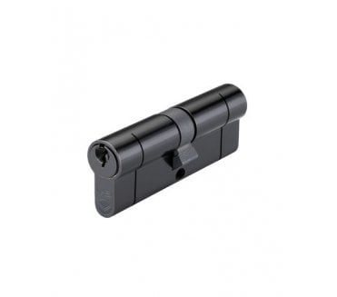 Vier 5-Pin Euro Profile Double Cylinders - Black