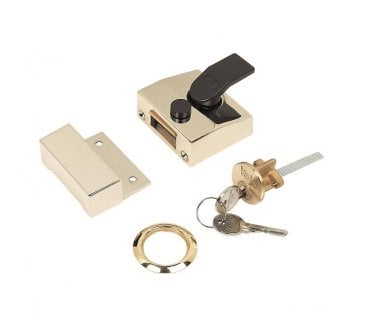 Yale 85 Rim Nightlatch 60mm Narrow - Polished Brass