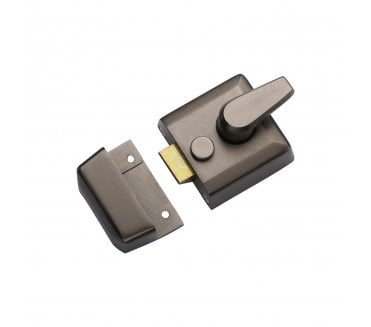 York Security Rim Nightlatch - 40mm Backset - Matt Bronze