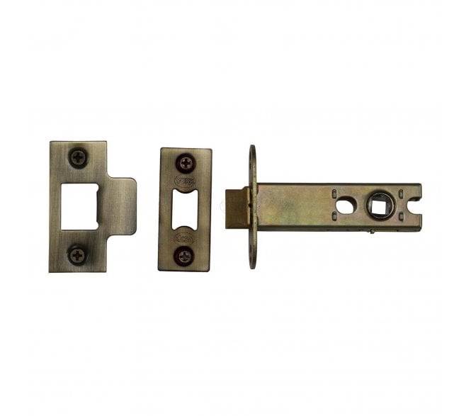 York YKAL Heavy Duty Tubular Mortice Latch 103mm - Antique Brass