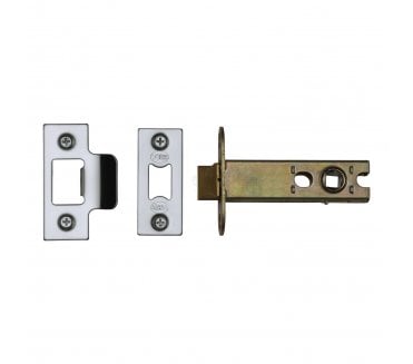 York YKAL Heavy Duty Tubular Mortice Latch 103mm - Polished Chrome/Polished Nickel