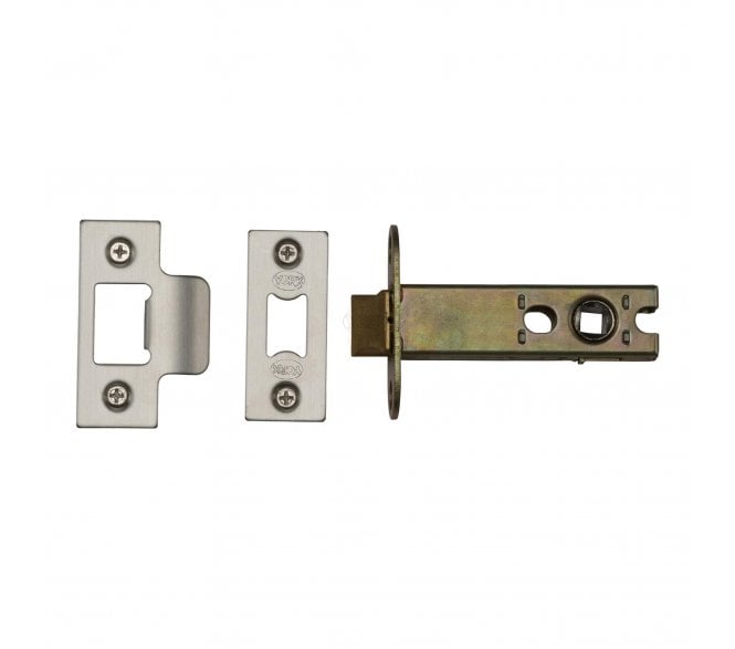 York YKAL Heavy Duty Tubular Mortice Latch 103mm - Satin Nickel/Satin Chrome