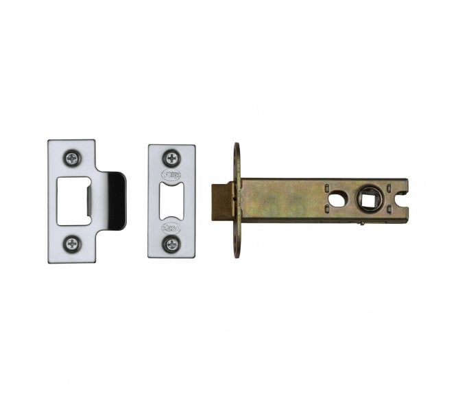 York YKAL Heavy Duty Tubular Mortice Latch 127mm - Polished Chrome/Polished Nickel