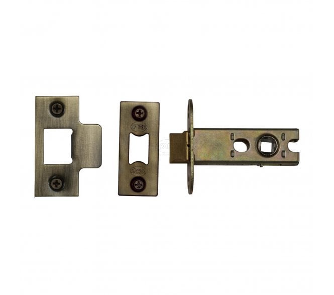 York YKAL2 Heavy Duty Tubular Mortice Latch 63mm - Antique Brass