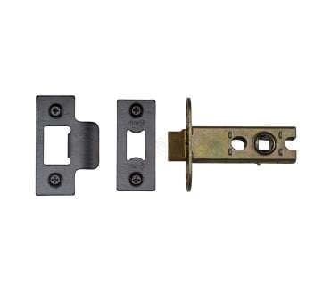 York YKAL2 Heavy Duty Tubular Mortice Latch 63mm - Matt Black