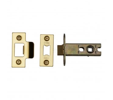 York YKAL2 Heavy Duty Tubular Mortice Latch 63mm - Polished Brass
