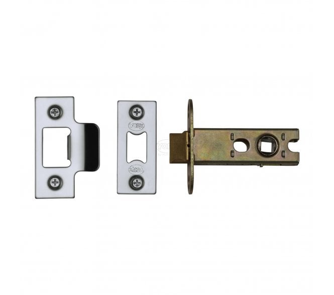 York YKAL2 Heavy Duty Tubular Mortice Latch 63mm - Polished Chrome/Polished Nickel