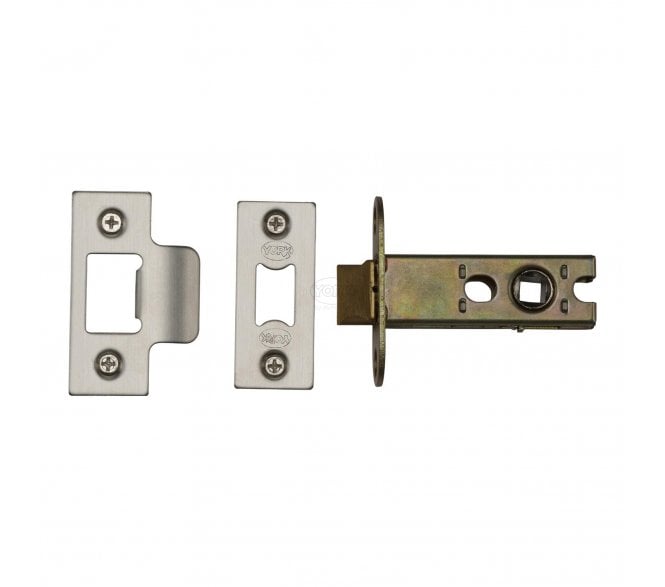 York YKAL2 Heavy Duty Tubular Mortice Latch 63mm - Satin Nickel/Satin Chrome