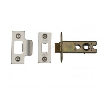 York YKAL2 Heavy Duty Tubular Mortice Latch 63mm - Satin Nickel/Satin Chrome