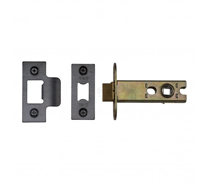 York YKAL3 Heavy Duty Tubular Mortice Latch 76mm - Matt Black
