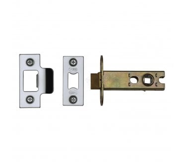 York YKAL3 Heavy Duty Tubular Mortice Latch 76mm - Polished Chrome/Polished Nickel