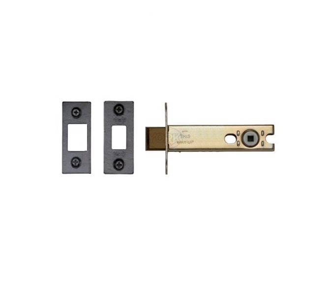 York YKBDB Tubular Bathroom Deadbolt 100mm - Matt Black