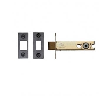 York YKBDB Tubular Bathroom Deadbolt 100mm - Matt Black