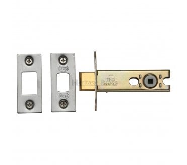 York YKBDB Tubular Bathroom Deadbolt 76mm - Satin Nickel/Satin Chrome