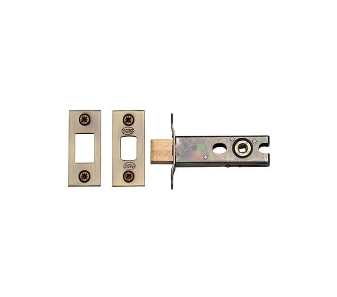 York YKBDB Tubular Mortice Bathroom Deadbolts - Antique Brass.