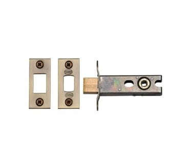 York YKBDB Tubular Mortice Bathroom Deadbolts - Antique Brass.