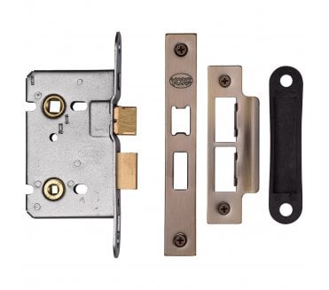 York YKBL Mortice Bathroom Locks - Antique Brass