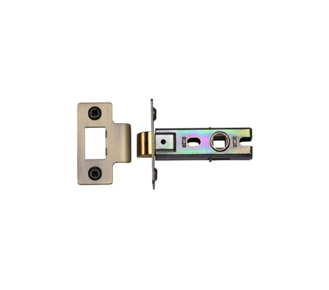 York YKTL Bolt Through Tubular Mortice Latches - Antique Brass