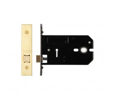 Zoo Hardware 127mm Horizontal Mortice Latch - PVD Brass