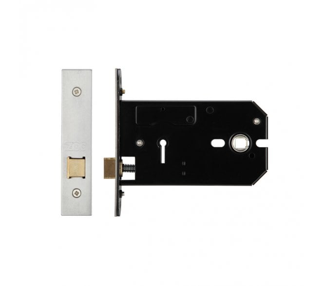 Zoo Hardware 127mm Horizontal Mortice Latch - Satin Stainless Steel
