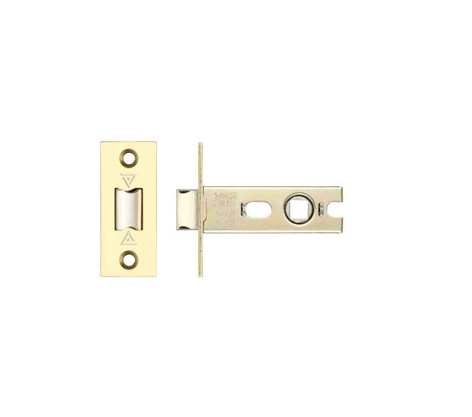 Zoo Hardware Bolt-Through Tubular Mortice Latch - PVD Brass