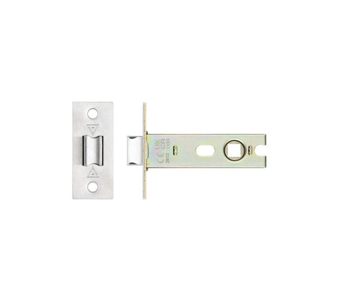 Zoo Hardware Bolt-Through Tubular Mortice Latch - Satin Stainless Steel