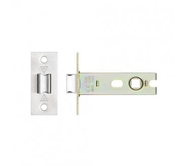 Zoo Hardware Bolt-Through Tubular Mortice Latch - Satin Stainless Steel