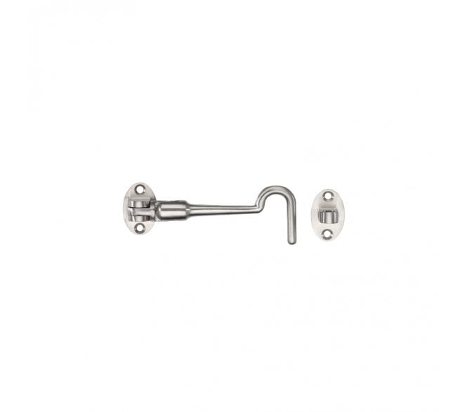 Zoo Hardware Grade 304 Cabin Hook 100mm - Satin Stainless Steel