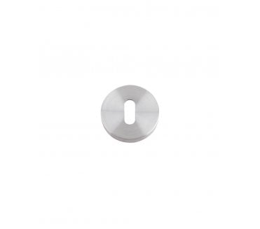 Zoo Hardware  Grade 316 Standard Keyhole Escutcheon - Satin Stainless Steel